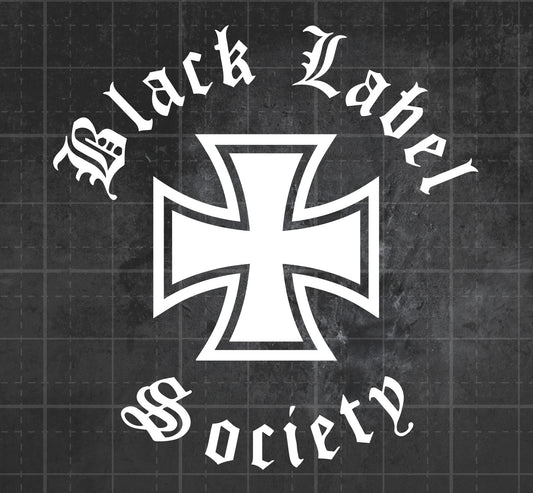 Black Label Society (Cross) - Premium Vinyl Decal
