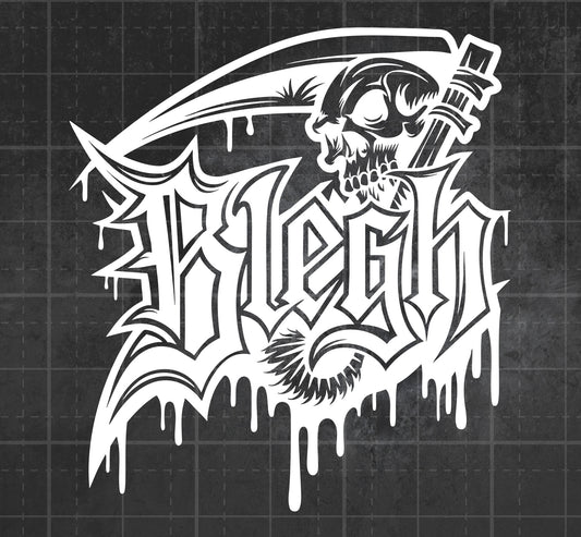 Blegh! Scythe - Premium Vinyl Decal