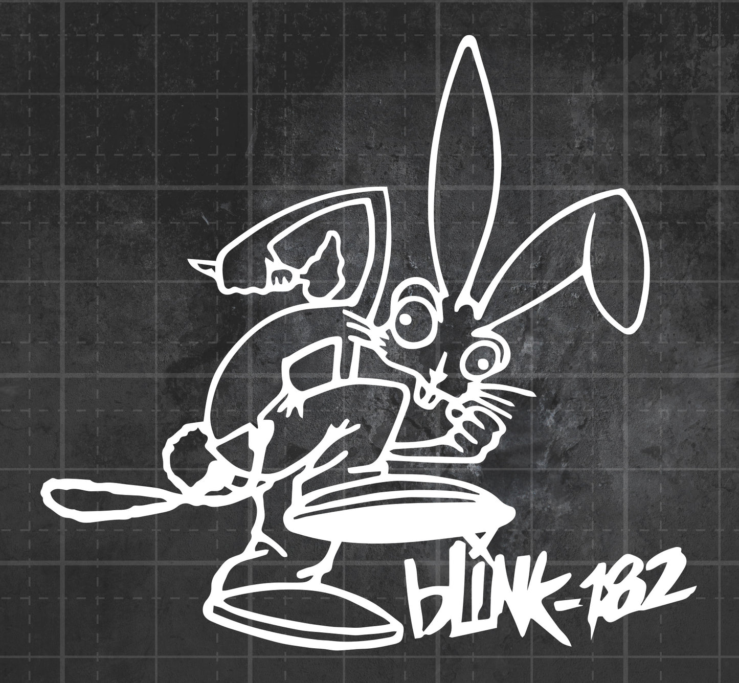 Blink 182 (Bunny) - Premium Vinyl Decal