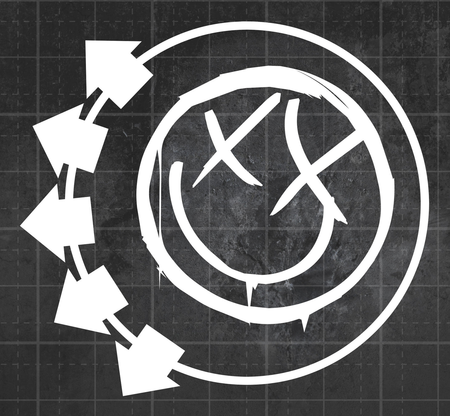 Blink 182 (Smiley) - Premium Vinyl Decal