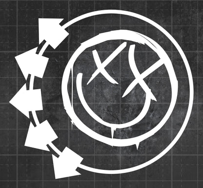 Blink 182 (Smiley) - Premium Vinyl Decal