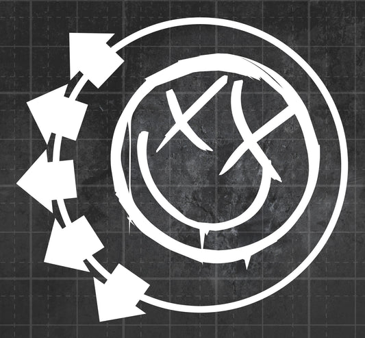 Blink 182 (Smiley) - Premium Vinyl Decal