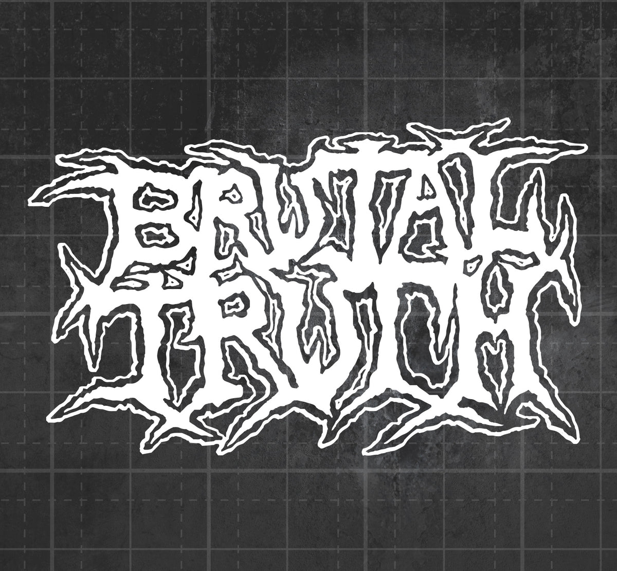 Truth Addict Sticker Brutal Truth - Premium Vinyl Decal – Riot! Sticker Co.