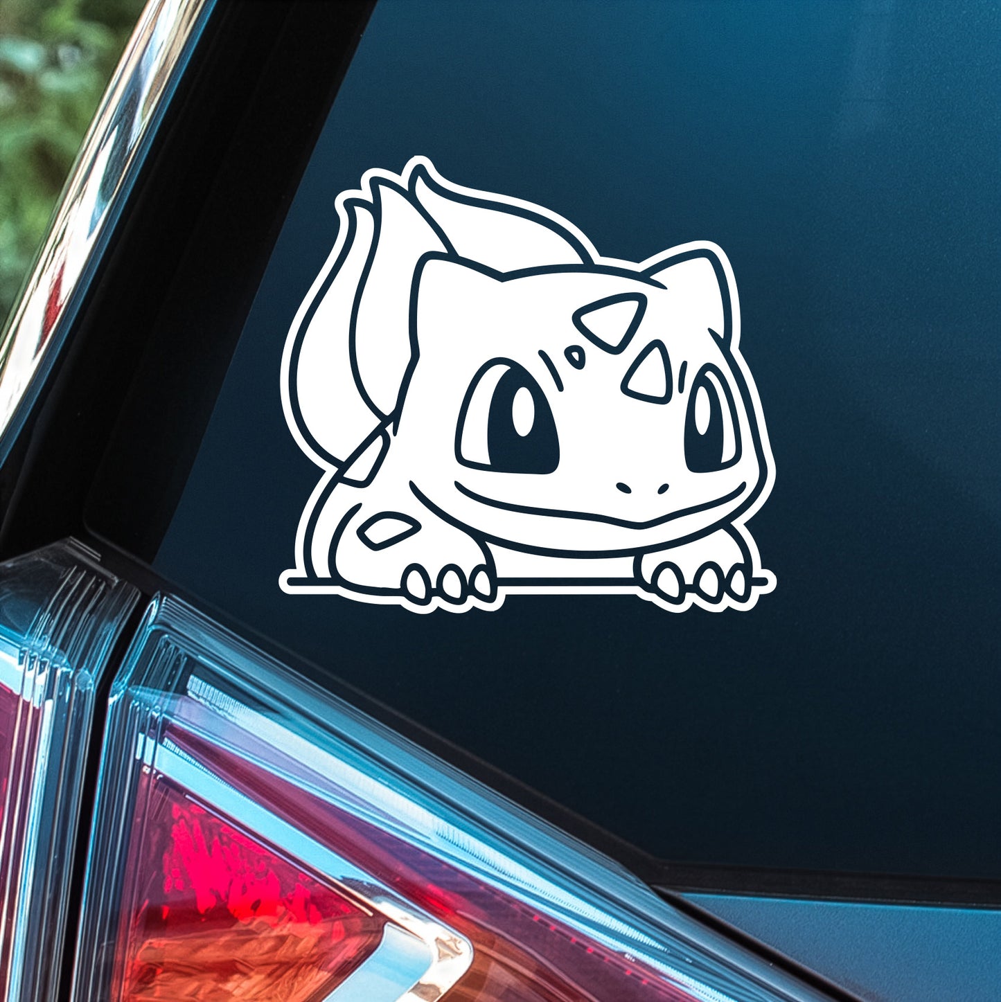 Pokemon (Bulbasaur Peeker)- Premium Vinyl Decal