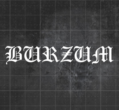Burzum - Premium Vinyl Decal