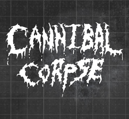 Cannibal Corpse (Old Logo) - Premium Vinyl Decal