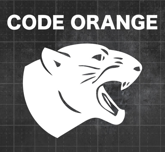 Code Orange  - Premium Vinyl Decal