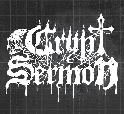 Crypt Sermon - Premium Vinyl Decal