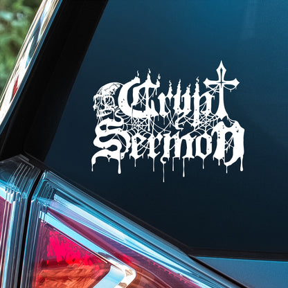 Crypt Sermon - Premium Vinyl Decal