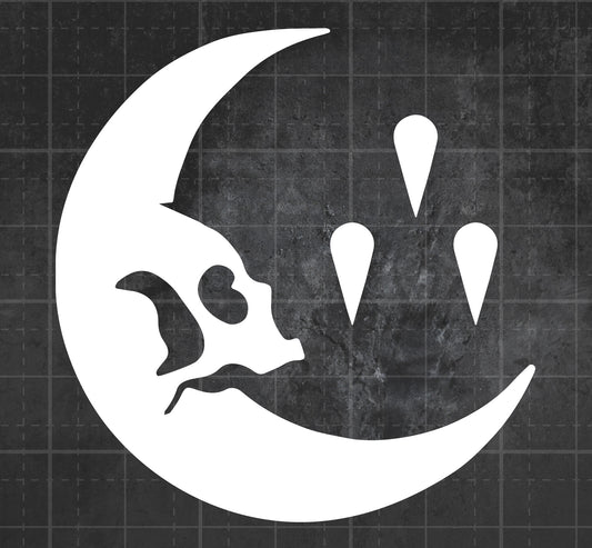 Currents (Moon) - Premium Vinyl Decal