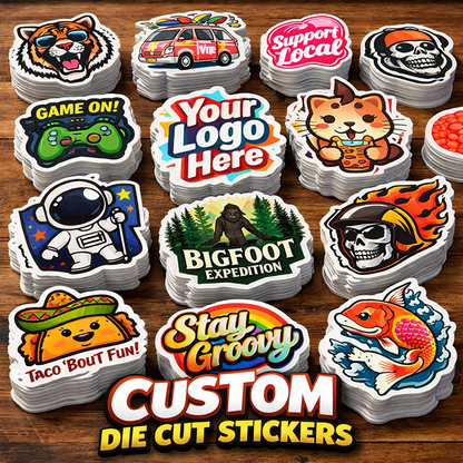 Custom Die Cut Stickers