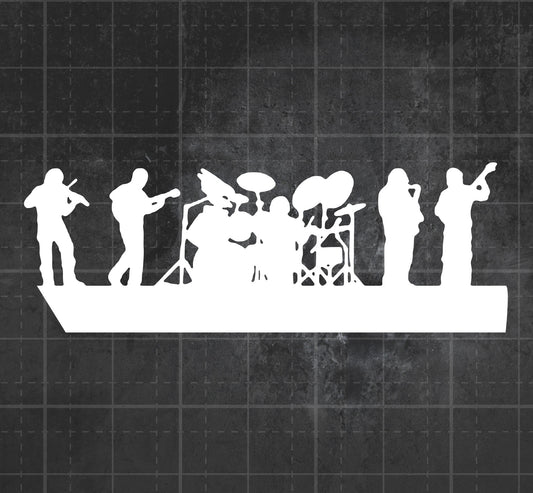 Dave Matthews Band (Silhouette) - Premium Vinyl Decal)
