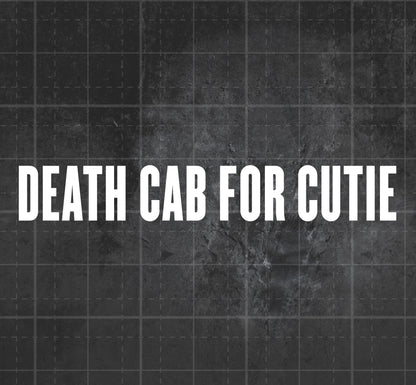 Death Cab For Cutie - Premium Vinyl Decal