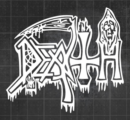 Death (Old Logo) - Premium Vinyl Decal