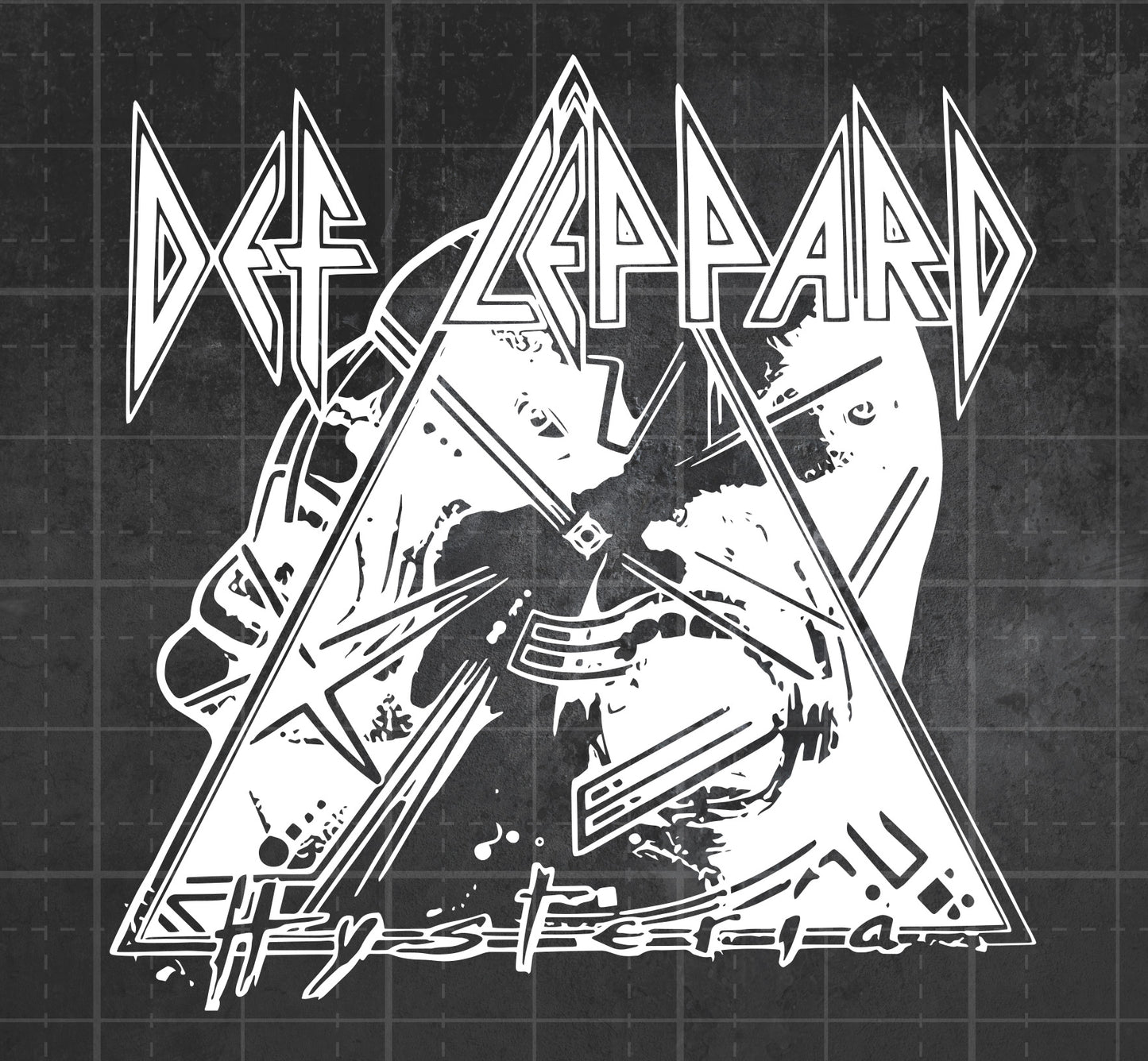 Def Leppard (Hysteria) - Premium Vinyl Decal