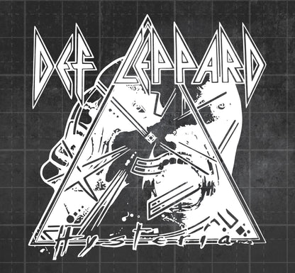 Def Leppard (Hysteria) - Premium Vinyl Decal