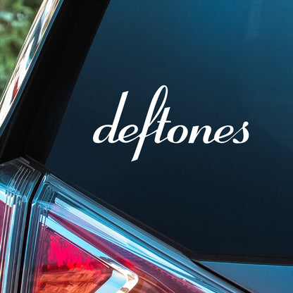 Deftones (Cursive) - Premium Vinyl Decal