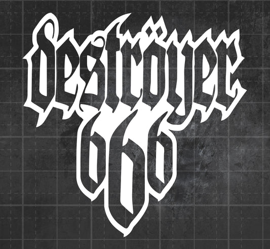 Destroyer 666 - Premium Vinyl Decal