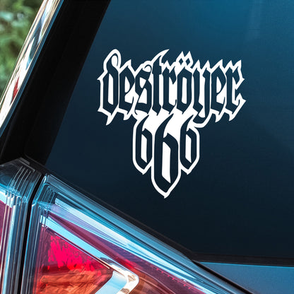 Destroyer 666 - Premium Vinyl Decal