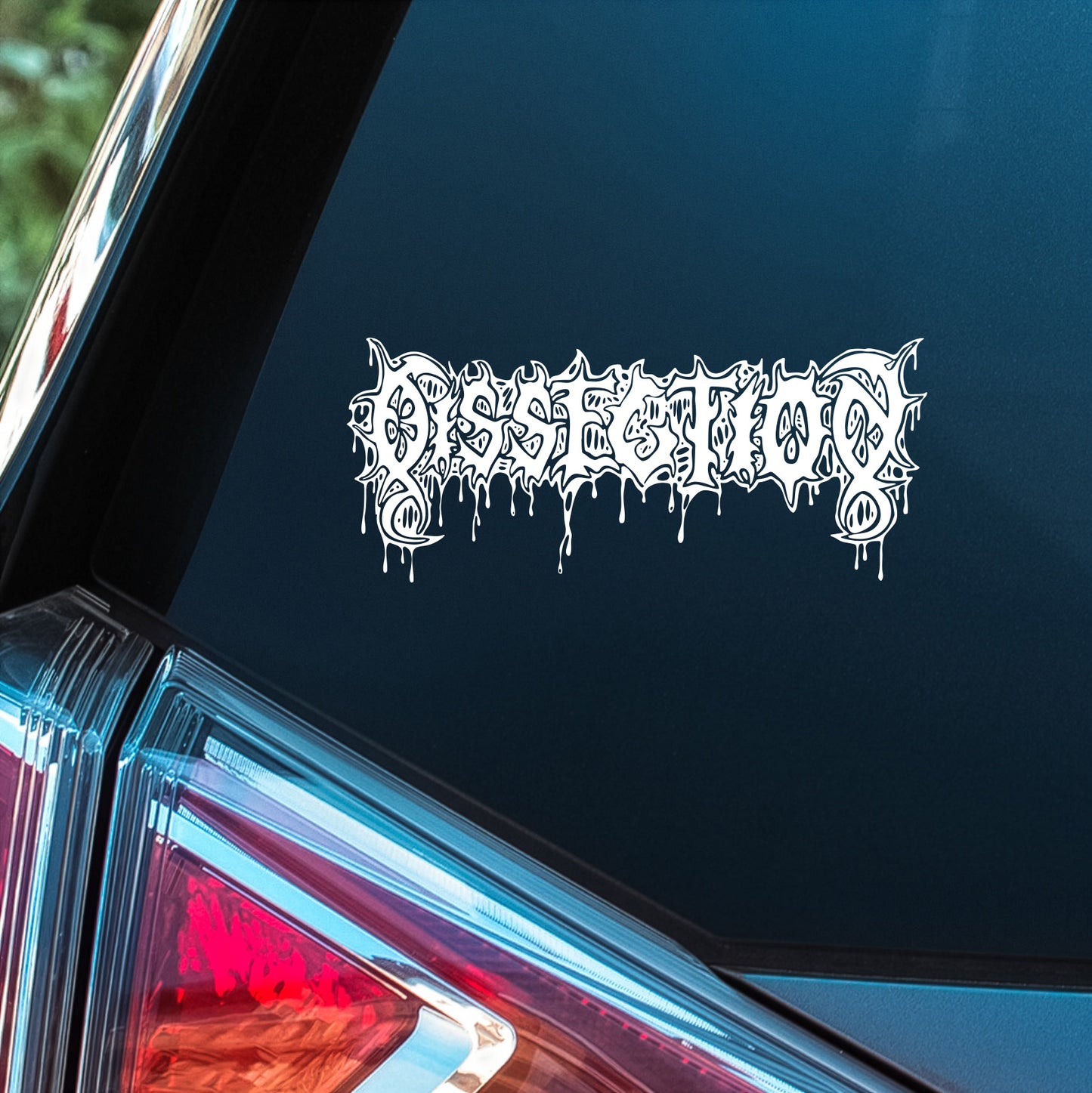 Dissection (Dripping) - Premium Vinyl Decal