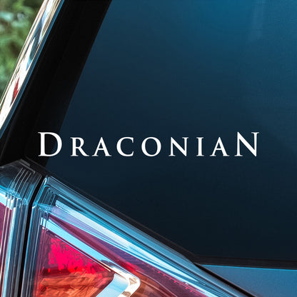 Draconian - Premium Vinyl Decal