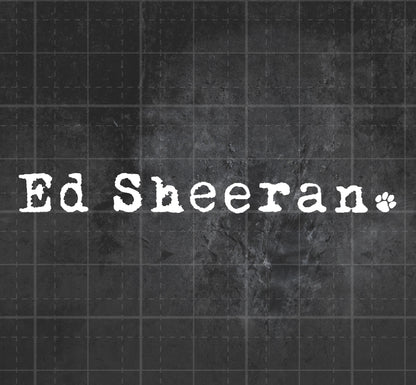 Ed Sheeran - Premium Vinyl Decal