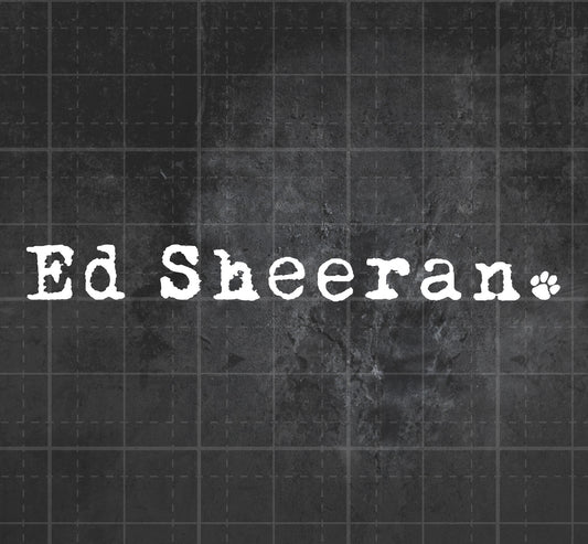 Ed Sheeran - Premium Vinyl Decal