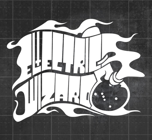 Electric Wizard (Bong Logo)- Premium Vinyl Decal