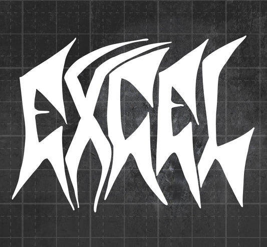 Excel - Premium Vinyl Decal