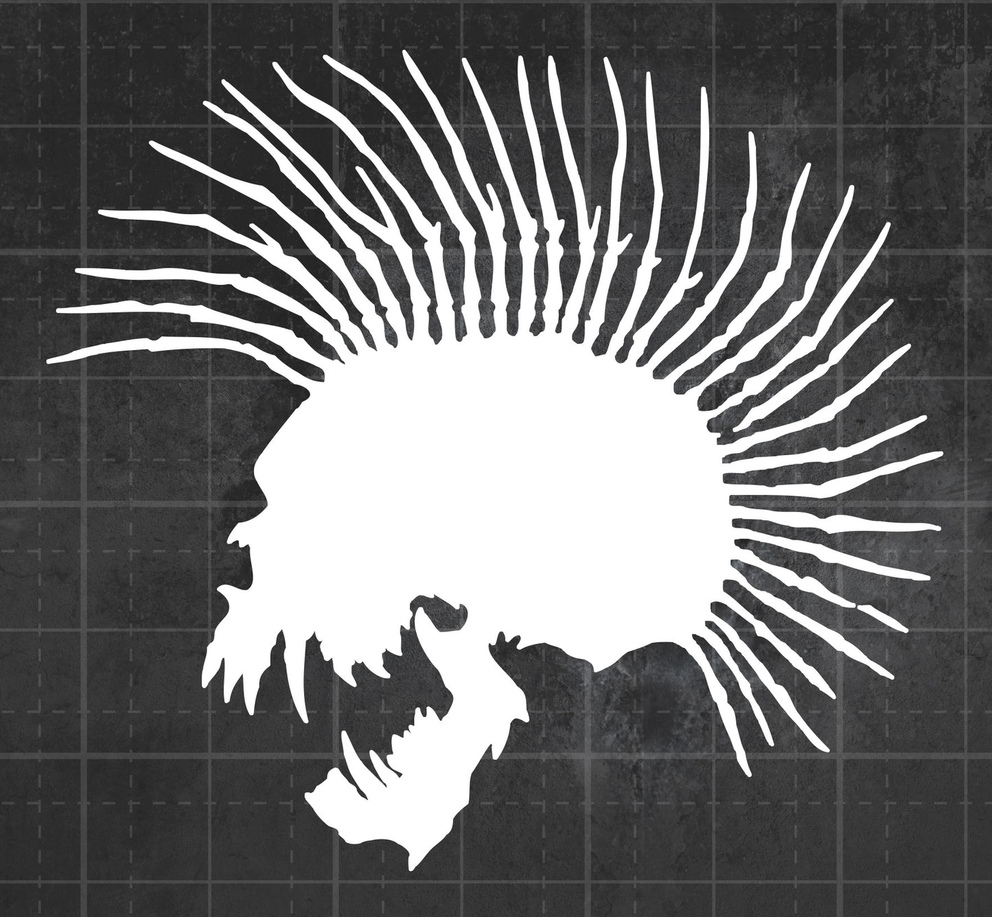 The Exploited (Mohawk Skull) - Premium Vinyl Decal