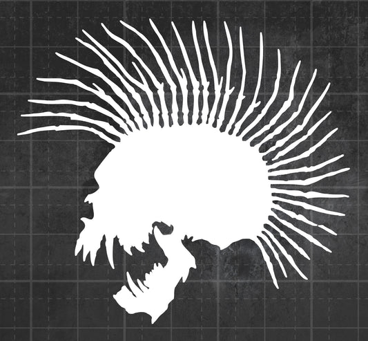 The Exploited (Mohawk Skull) - Premium Vinyl Decal