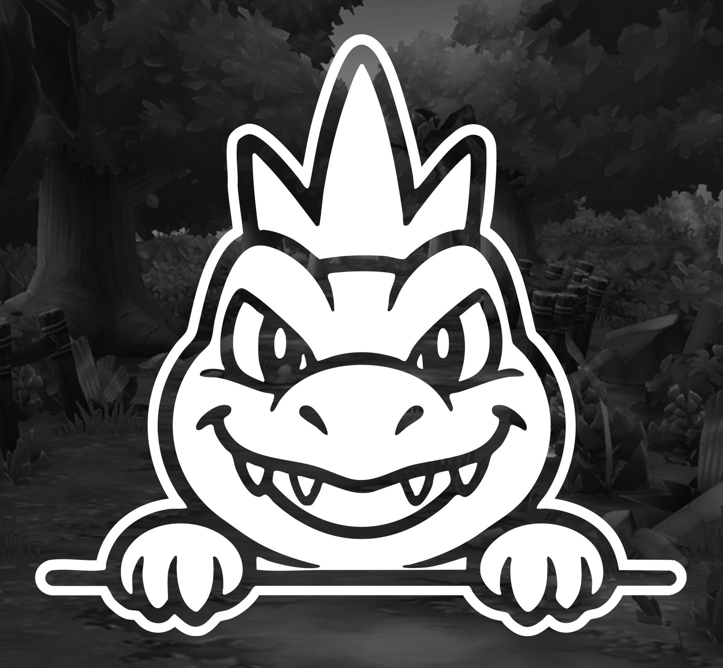 Pokemon (Feraligatr Peeker)- Premium Vinyl Decal