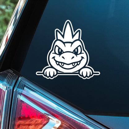 Pokemon (Feraligatr Peeker)- Premium Vinyl Decal