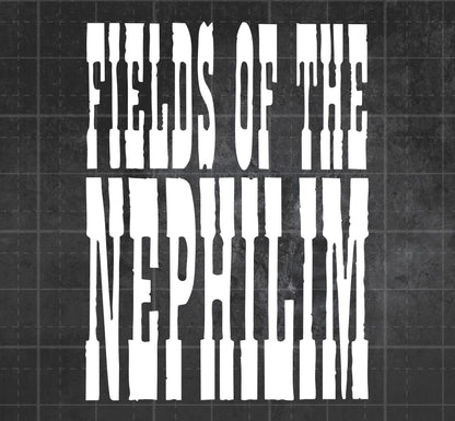 Fields of the Nephilim - Premium Vinyl Decal