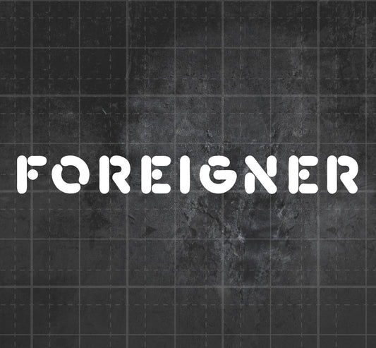 Foreigner - Premium Vinyl Decal