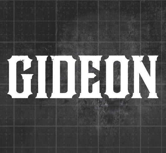 Gideon - Premium Vinyl Decal