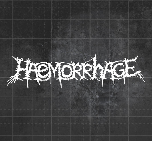 Haemorrhage - Premium Vinyl Decal