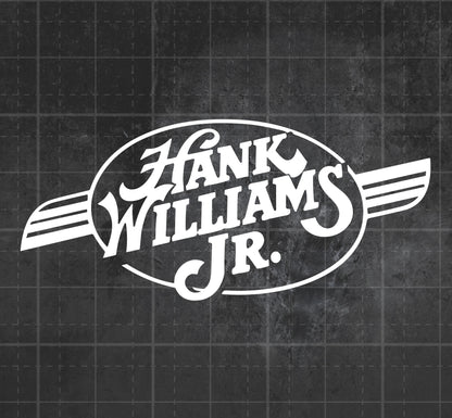 Hank Williams Jr. - Premium Vinyl Decal