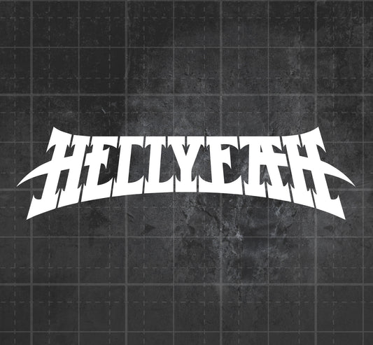 Hellyeah - Premium Vinyl Decal