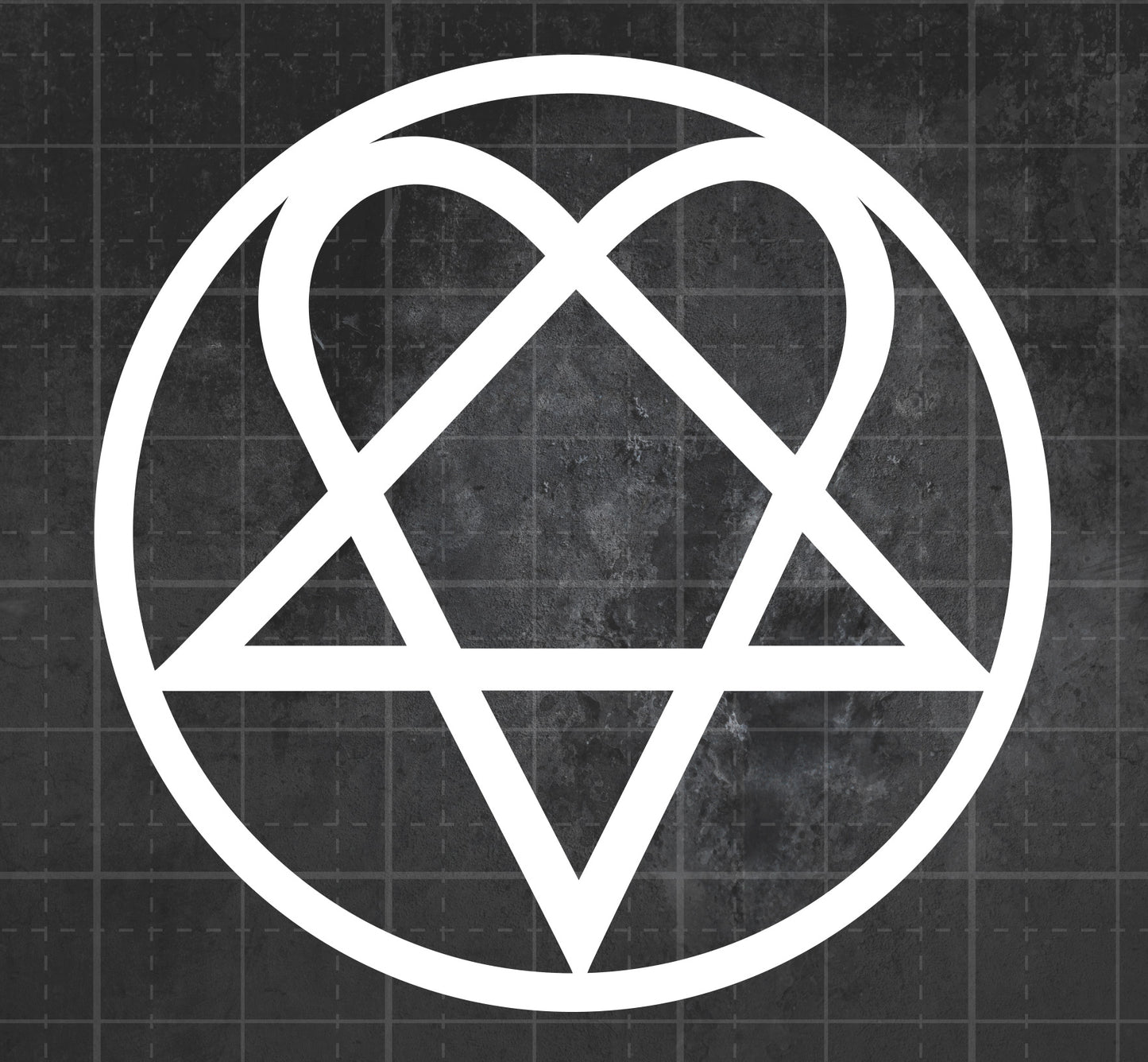 HIM (Heartagram) - Premium Vinyl Decal
