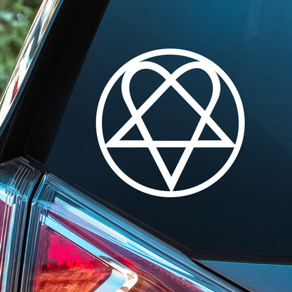 HIM (Heartagram) - Premium Vinyl Decal