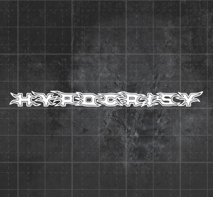 Hypocrisy - Premium Vinyl Decal