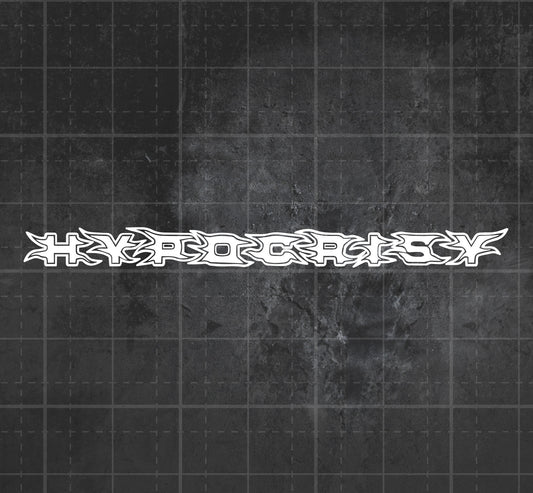 Hypocrisy - Premium Vinyl Decal