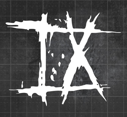 Ice Nine Kills (IX Emblem) - Premium Vinyl Decal