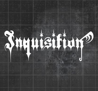 Inquisition - Premium Vinyl Decal