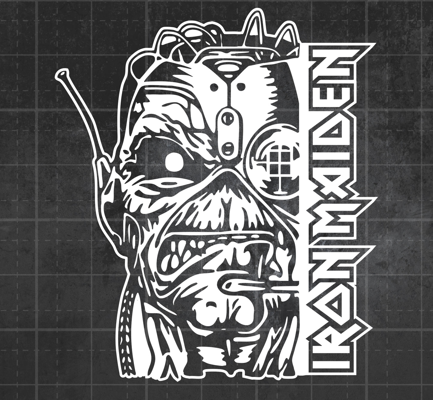 Iron Maiden (Cyborg Eddie) - Premium Vinyl Decal