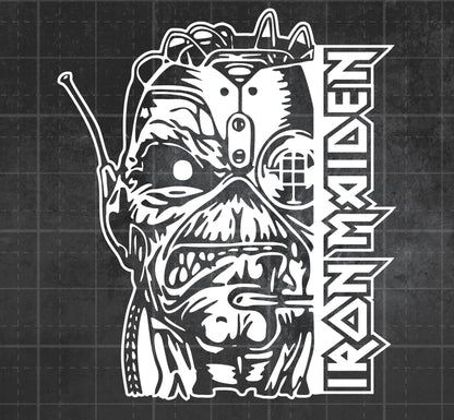 Iron Maiden (Cyborg Eddie) - Premium Vinyl Decal