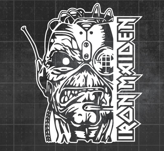Iron Maiden (Cyborg Eddie) - Premium Vinyl Decal