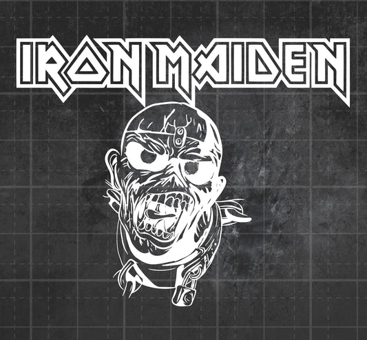 Iron Maiden (Piece of Mind Eddie) - Premium Vinyl Decal