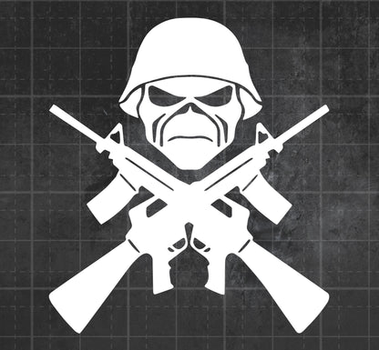 Iron Maiden (Soldier Eddie) - Premium Vinyl Decal